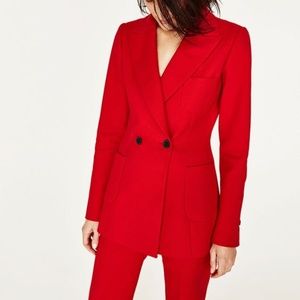NWOT Zara Tailored Double Breasted Blazer